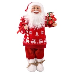 Festa deco santa 10 deda mraz crveni 46cm ( 750203 )