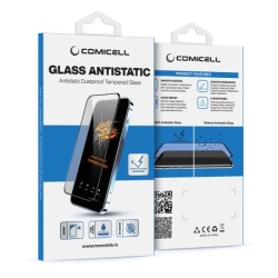 Folija za zastitu ekrana glass antistatic za iphone 15 plus (6.7)/iphone 16 plus (6.7) crna ( FL10830 )