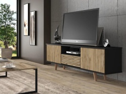 Futrix Tv komoda Latte crno mat - atlantik bor ( 38771 ) -5