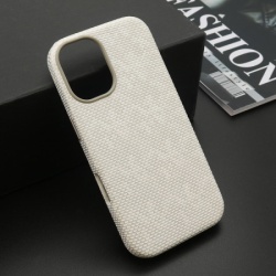 Futrola woven touch magsafe za iphone 17 (6.3) bela ( F125365 )