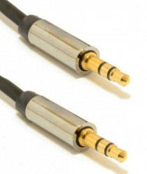 Gembird 3.5mm stereo plug to 3.5mm stereo plug audio kabl pozlaceni konektor 1m CCAPB-444-1M - Img 3
