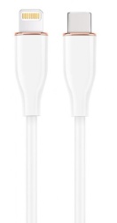 Gembird CC-USB2S-CM8PM-1.5M-W  Premium silicon USB Type-C to 8-pins charging & data cable,1.5 m,White-2