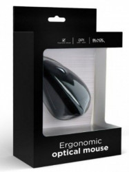 Gembird ergonomic 6-button optical mouse, black 95mm MUS-ERGO-01 - Img 2