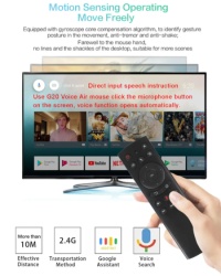 Gembird GMB-G20S Air Mouse 2.4g RF Voice Remote Control for Android TV Box-4