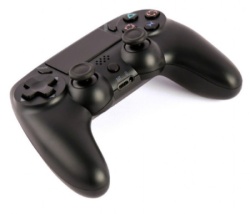 Gembird JPD-PS4BT-01-BK  PC/PS4 Bezicni gamepad sa dvostrukom vibracijom, Black-4