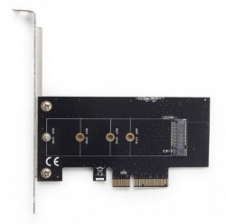 Gembird M.2 SSD NVMe adapter PCI-Express add-on card, sa dodatnim low-profile breketom PEX-M2-01 - Img 3