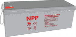 Gembird NPP NPG12V-200Ah, gel battery C20=200AH, T16, 522x238x218x222, 52,8KG, light grey - Img 1