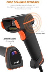  Gembird POS-BS4208S GMB 2d/OCR CMOS barcode scanner, 1MP, wired USB-8