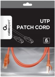 Gembird PP6U-1M/R mrezni kabl, CAT6 UTP Patch cord 1m red - Img 1