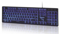 Gembird tastatura multimedijalna sa pozadinskim osvetljenjem, US layout USB KB-UML3-01 - Img 3