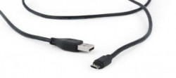Gembird USB 2.0 AM to double-sided micro-USB cable, black, 1,8m CC-USB2-AMmDM-6 - Img 4