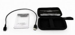 Gembird USB 3.0 externo kuciste za 2.5" SATA hard diskove 9,5mm transparentni + futrola EE2-U3S9-6 - Img 3