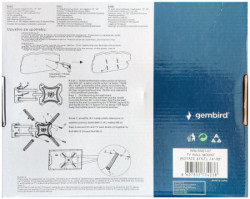 Gembird WM-55RT-07 rotate/tilt vesa max. 40x40cm 14-55 max.20kg (872) - Img 4