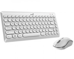 Genius LuxeMate Q8000 Wireless USB YU bela tastatura + miš - Img 2