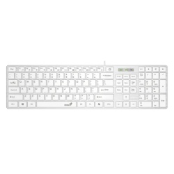 Genius SlimStar 126 USB US bela Tastatura