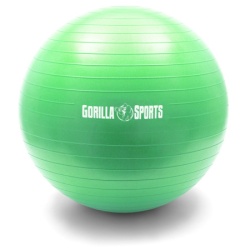 Gorilla Sports Lopta za vežbanje (55 cm / Zelena) ( 101111-00035-0059 )