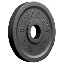 Gorilla Sports Olimpijski tegovi od livenog gvožđa 50/51 mm ( 101187-00002-0010 )