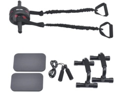 Gorilla Sports Set - Roler za trbušnjake, sklekeri, trake i vijača ( 101312-00019-0001 )