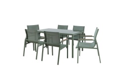Green bay Baštenski set sto + 6 stolica Olive (A+B) ( 088822 )