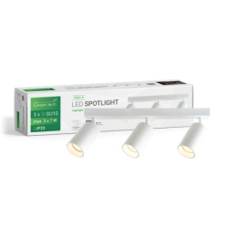 Green tech LED spot svetiljka gu10 x3 bela ( feba-3 )