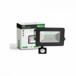 GreenTech LED reflektor 30W 6000K crni LFS-30 senzor ( 060-0619 )