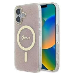 Guess magsafe maska za iphone 16 4g pink ( GUHMP16SH4STP )-1