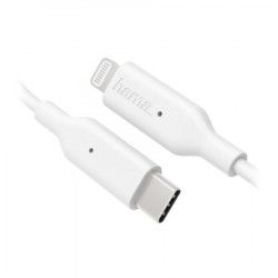 Hama charging/data cable, usb type-c to lightning, 1 m ( 183295 ) - Img 1