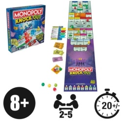 Hasbro Monopoly knockout drustvena igra ( F8995 ) -2