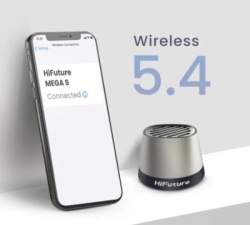 HiFuture Mega S 5w srebrni Bluetooth zvučnik