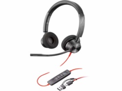 HP Poly BW 3310 Stereo -M USB-C HS +USB-C/A/8X220AA/crna Slušalice ( 760Q7AA )
