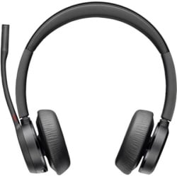 HP Poly Voyager 4320 Microsoft Teams Certified USB-C Headset +BT700 dongle, Black ( 77Z30AA ) -2