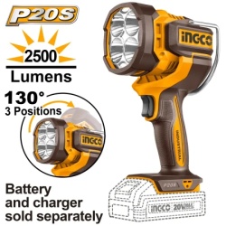 Ingco cwli20885 aku radna lampa solo 2500lm super ( CWLI20885 )