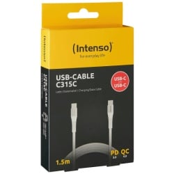 Intenso USB kabl za smartphone, USB type C, 1.5 met. - USB-Cable C315C-1