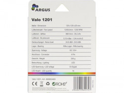 InterTech kuler za PC fan argus valo-1201 12cm ventilator/RGB ( 88885480 ) - Img 3