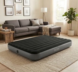 Intex Dura-Beam Vazdušni krevet Full Downy sa ugrađenom nožnom pumpom 191 × 137 × 25 cm ( 64762 )