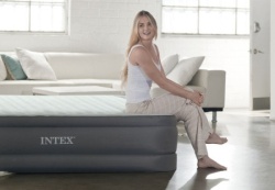 Intex full premaire i elevated airbed w/ fiber-tech rp 137x191x46cm ( 64904ND )