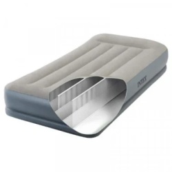 Intex twin pillow rest mid-rise airbed w/ fiber-tech rp ( 64116ND )-3