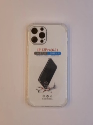 iPhone 12 Pro transparent maska sa ojačanim ivicama ( 96103 )