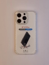 iPhone 15 Pro transparent maska sa ojačanim ivicama ( 96113 )