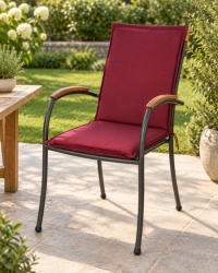 Jastuk sa naslonom za stolice 49x119x4 bordo ( 069990 )