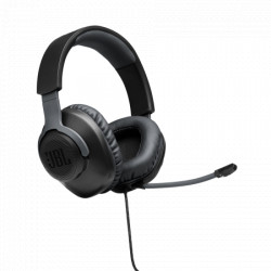 JBL Quantum 100 black žične over ear gaming slušalice, 3.5mm, crne