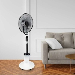 Jocca 2335 beli stajaći ventilator na vodu remote -3