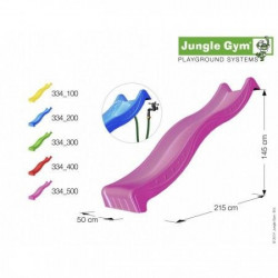Jungle Gym - Tobogan Spust - Star Slide Long 265 cm ( pink ) - Img 2