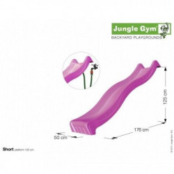 Jungle Gym - Tobogan Spust - Star Slide Short 220 cm ( pink ) - Img 2