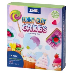 Junior funny clay masa za oblikovanje sa kalupima miks cakes ( 130798 )