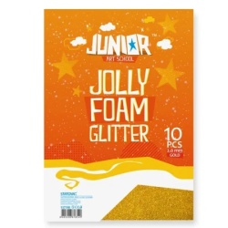 Junior jolly glitter foam eva pena sa šljokicama a4 10k - odaberite nijansu zlatna ( 134190 )