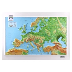 Junior mount everest reljefasta mapa a3 evropa bela ( B2C05049 )