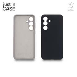 Just in case 2u1 Extra case MIX PLUS paket maski za telefon za Samsung S25FE CRNI ( MIXPL243BK )