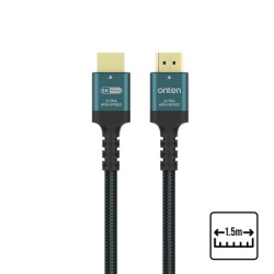 Kabal pleteni hdmi 8k 60hz sa hdmi 2.1 8k 60hz 48gbps aluminijum 1.5m (otn-hd183) onten ( AV394 )