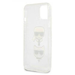 Karl Lagerfeld futrola za iPhone 13 silver glitter karl`s & choupette ( GSM165613 ) - Img 3